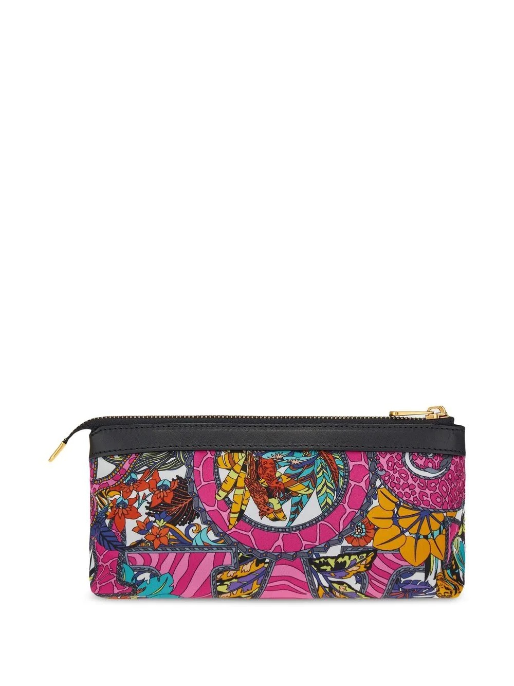 botanical-print Gancini makeup bag - 2