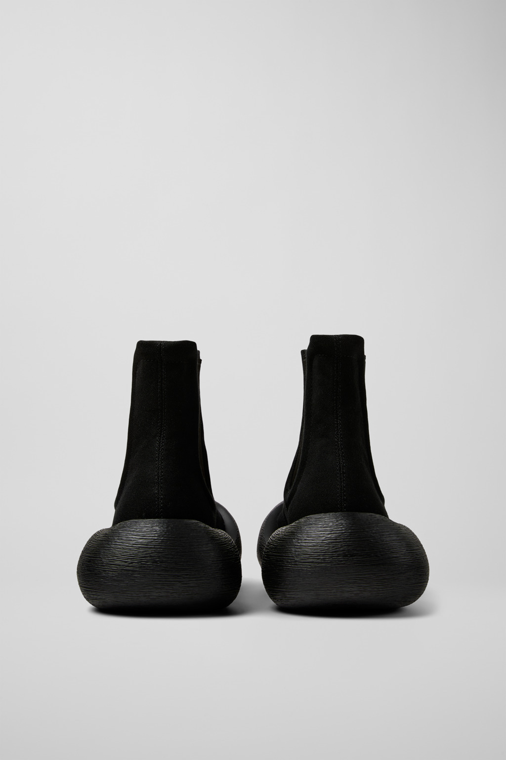 Black TENCEL® Lyocell Ankle Boots - 3