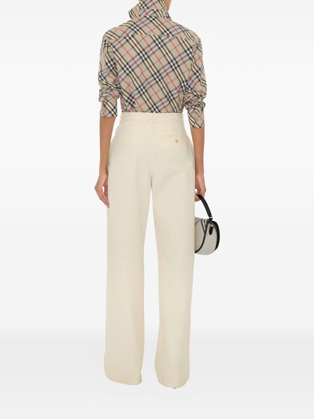 check-print shirt - 4