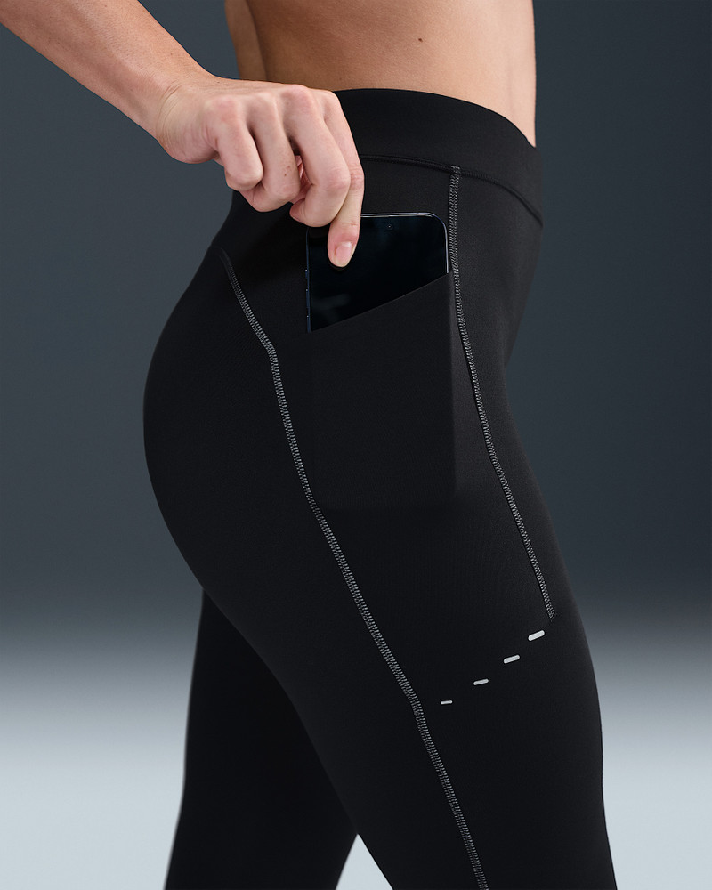 Nike Swift Women's High-Waisted 7/8 Running Leggings with Reflective Accents 6