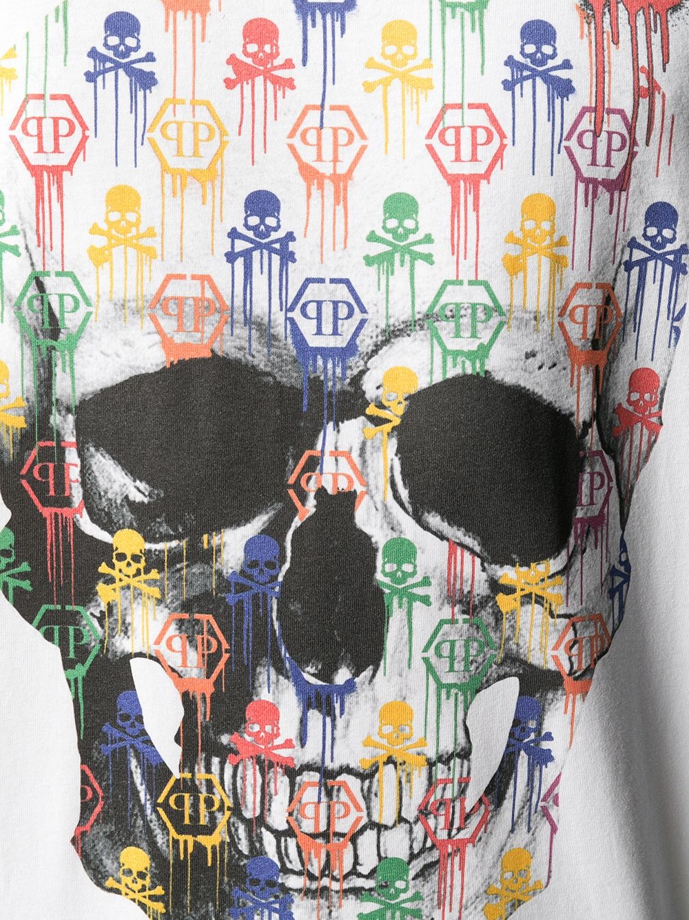 skull print T-shirt - 5