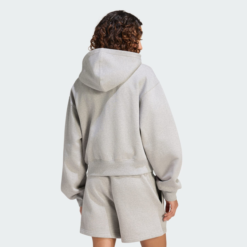 ESSENTIALS FLEECE CROPPED FZ HOODIE 3
