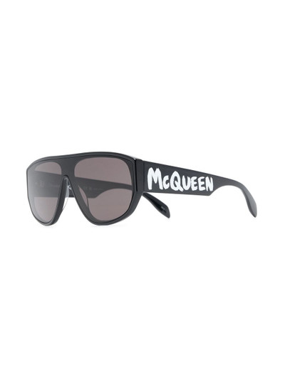 Alexander McQueen oversize-frame sunglasses outlook