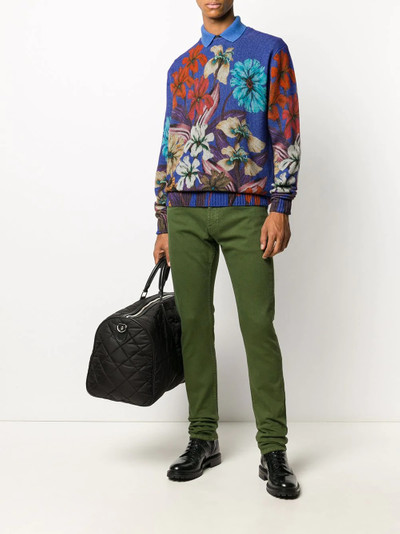 Etro floral-print wool jumper outlook