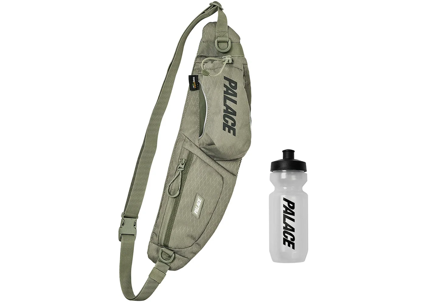Palace Cordura Y-Rip Bottle Pack Olive - 1
