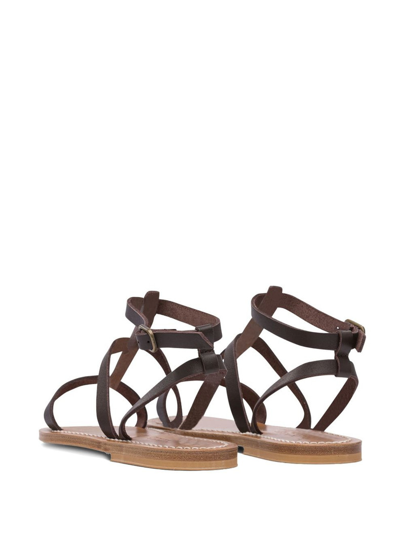buckle-fastening leather sandals 3