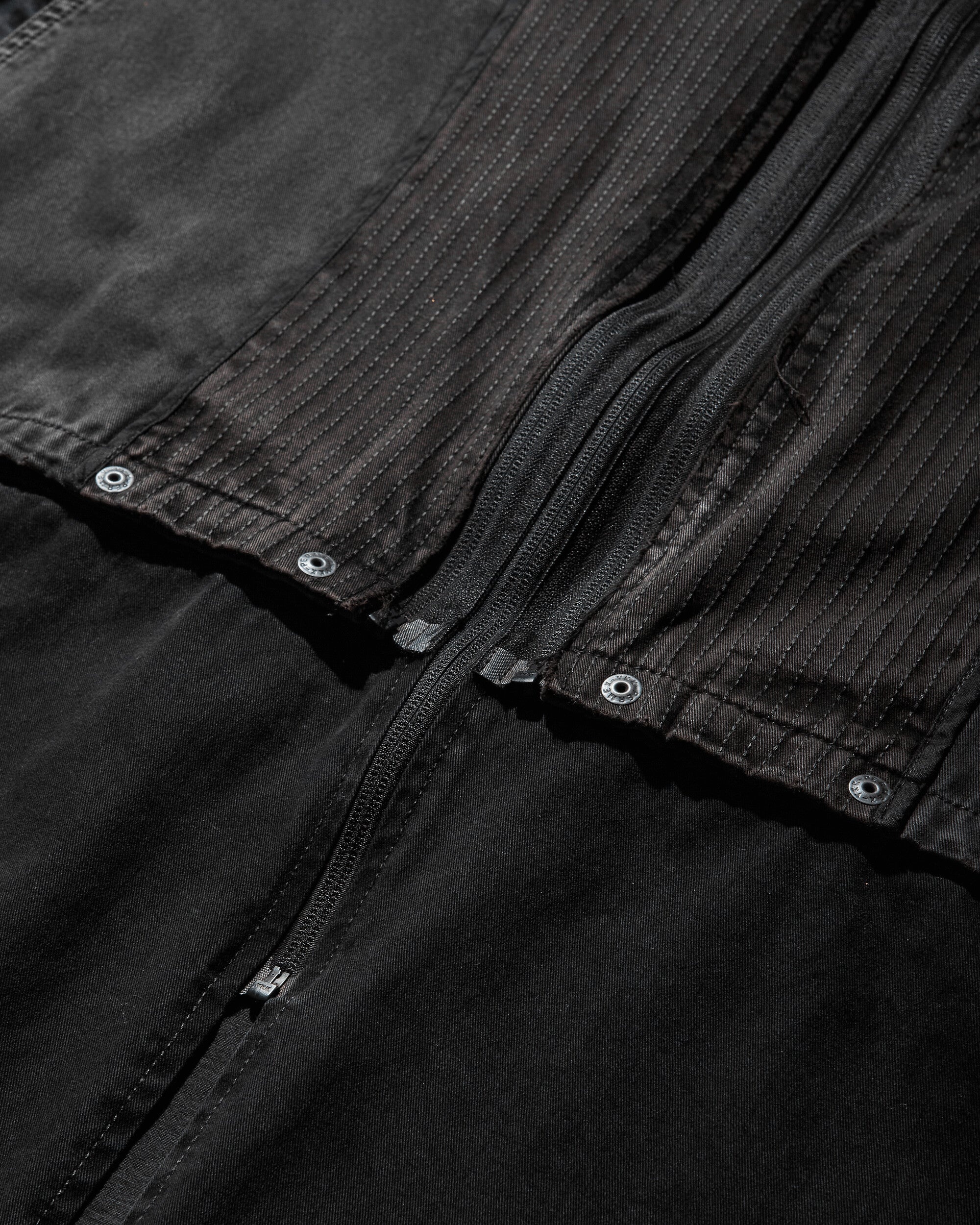 Men's Convertible Patchwork Coat Stone - 4