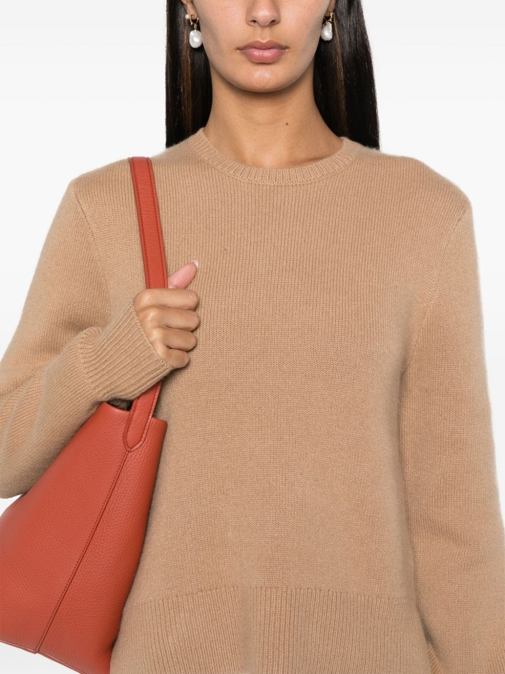 cropped crew-neck sweater - 5