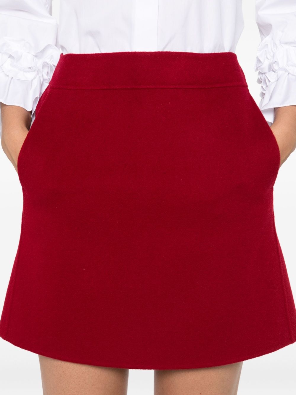 pocket wool skirt - 5