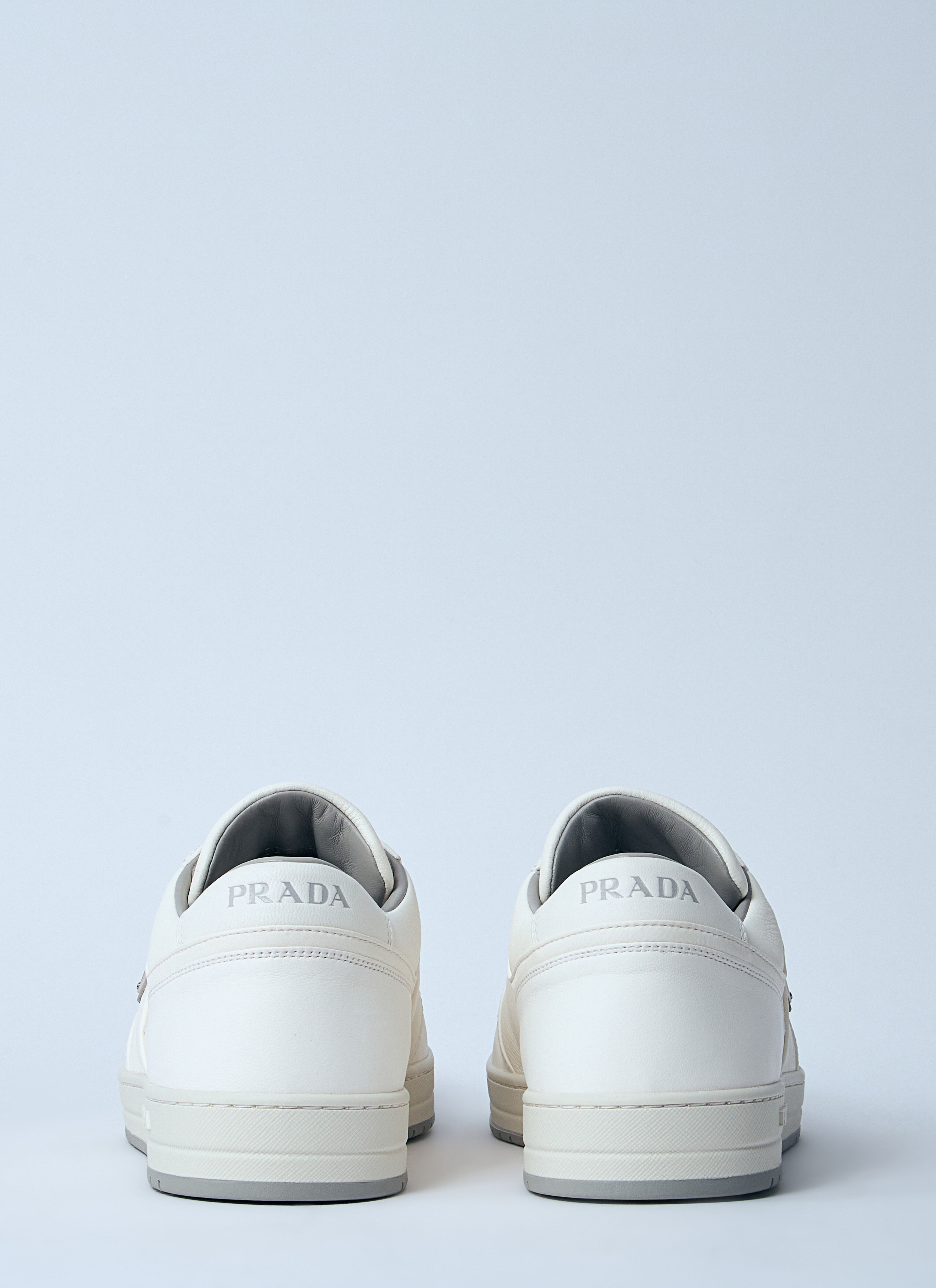 Leather Low-Top Sneakers - 5