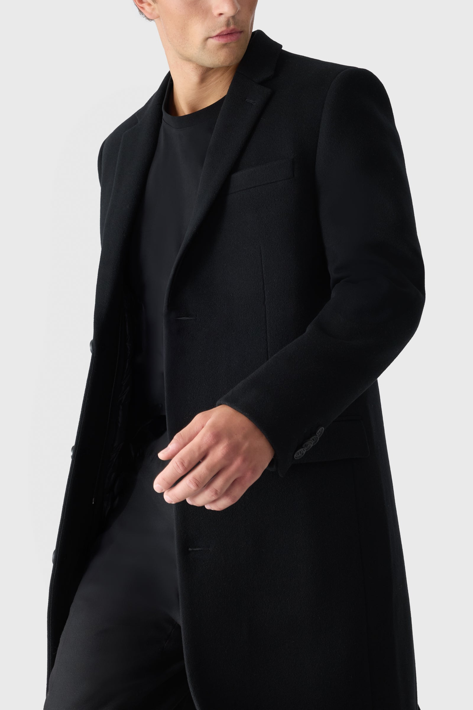 SKAI-LG 2-in-1 Wool Coat With Removable Down Liner - 7