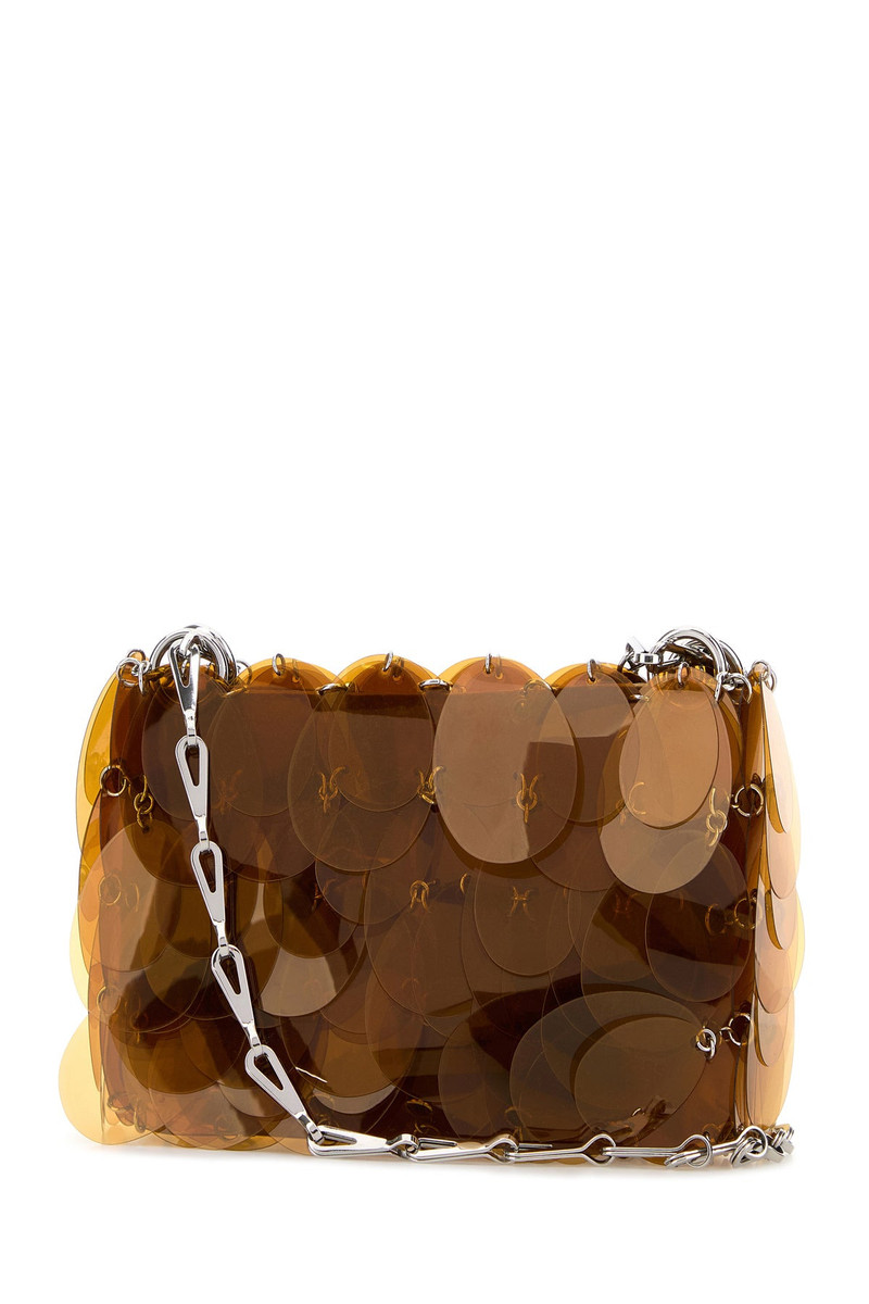 rabanne Camel maxi sequins shoulder bag outlook