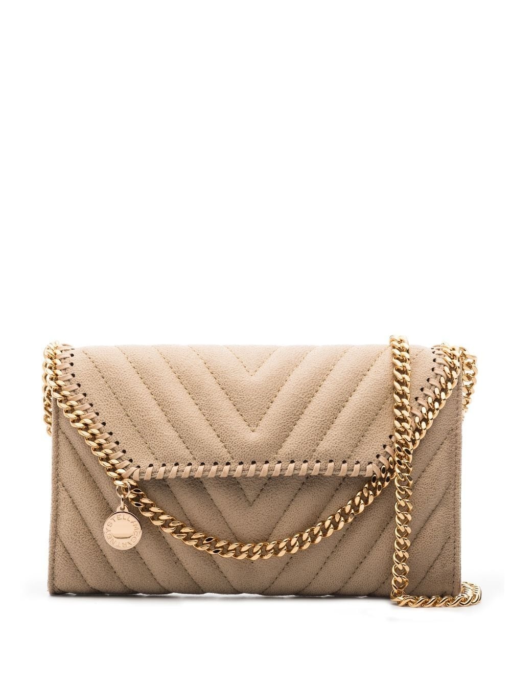 Falabella chain-link trim crossbody bag - 1