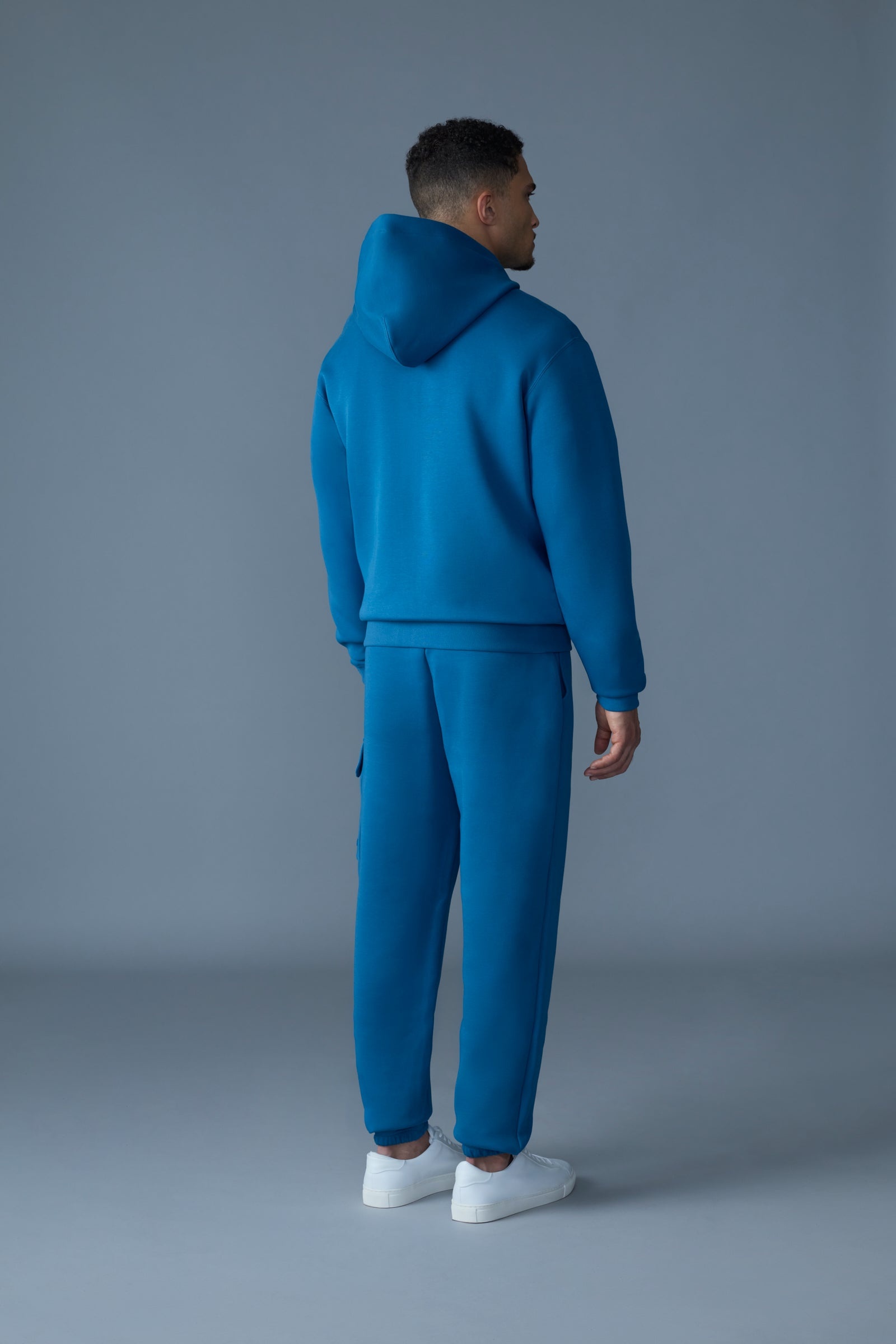 KRYSTOS Double-face Jersey zip-up hoodie - 4