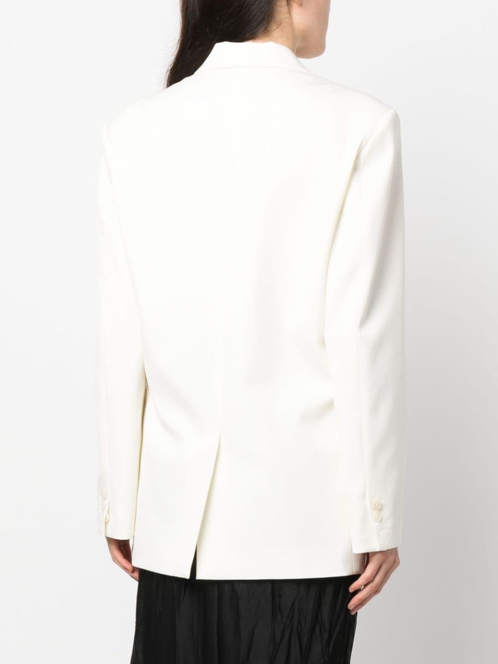 asymmetric double-breasted blazer - 4