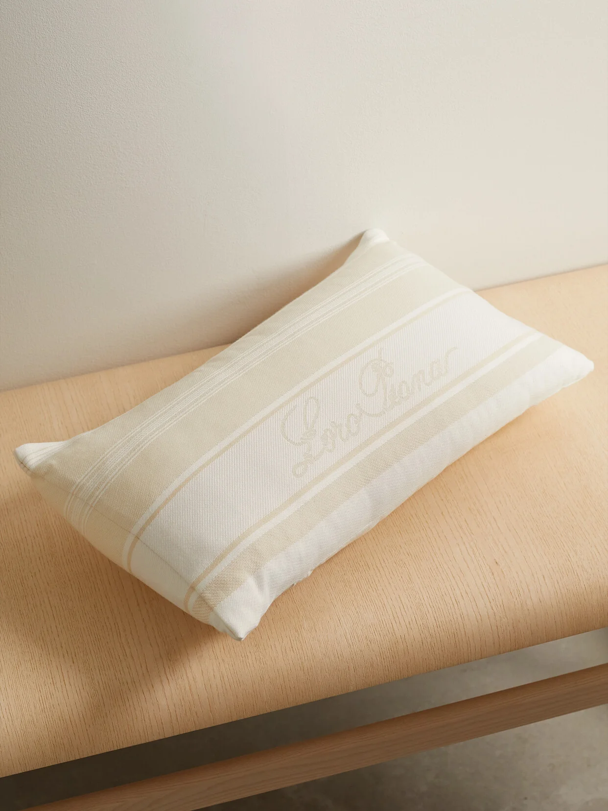 Portofino Cotton-jacquard Beach Pillow - 1