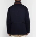 Winter Voyage Suede-Trimmed Storm System Baby Cashmere Field Jacket - 11