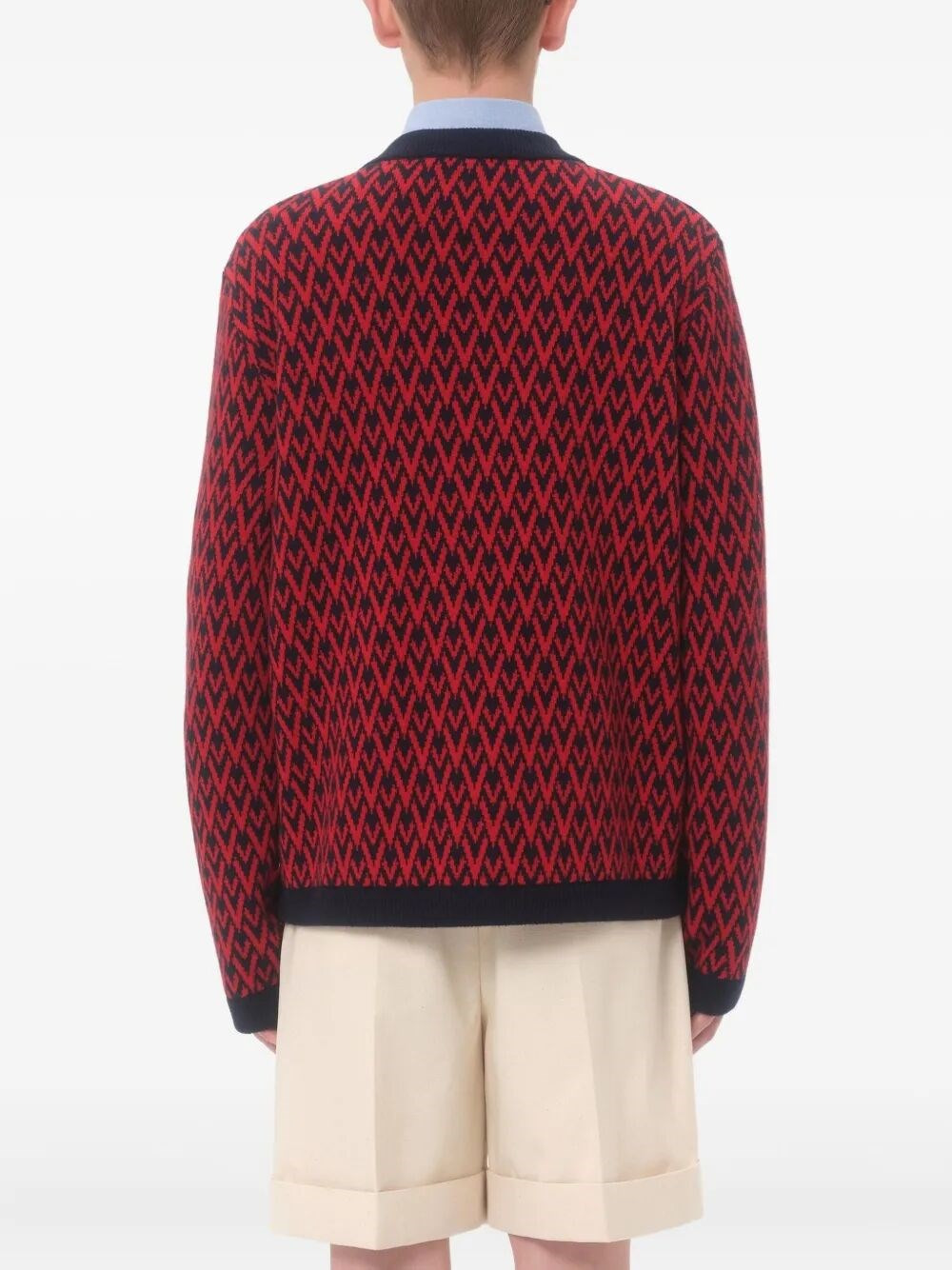 Valentino Garavani Men `Toute La V` Cardigan - 4
