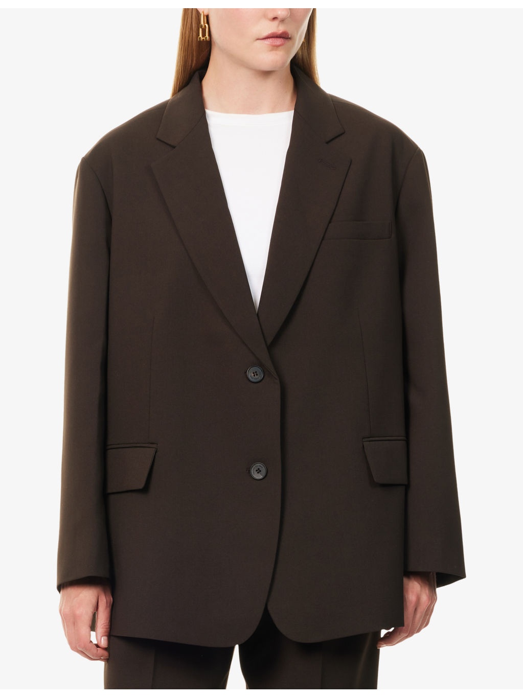Bea Single-Breasted Stretch-Woven Blazer - 3