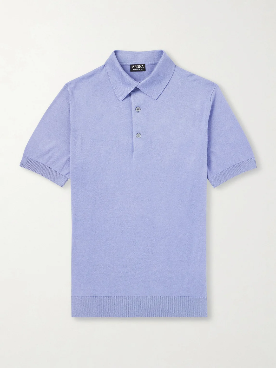 Slim-Fit Cotton Polo Shirt - 1