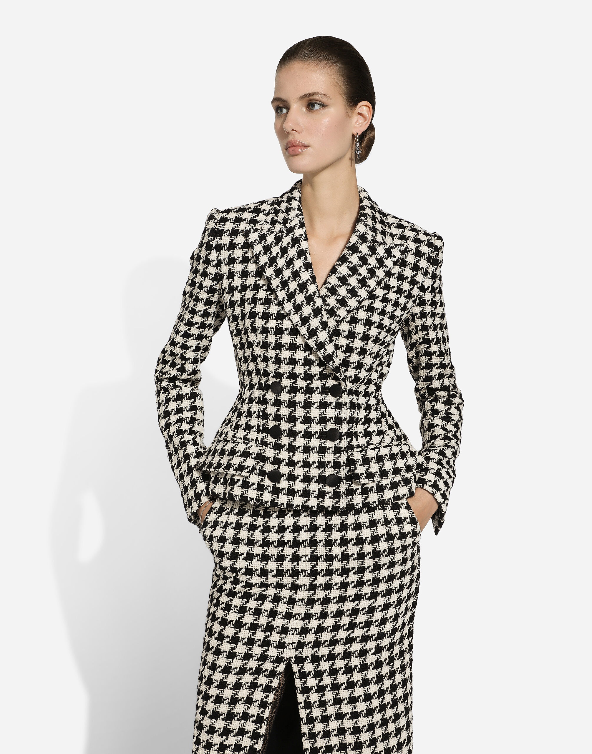 Macro-houndstooth Dolce jacket - 4