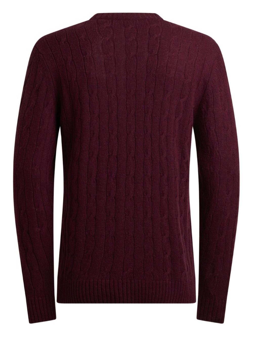 cable-knit cashmere sweater - 2