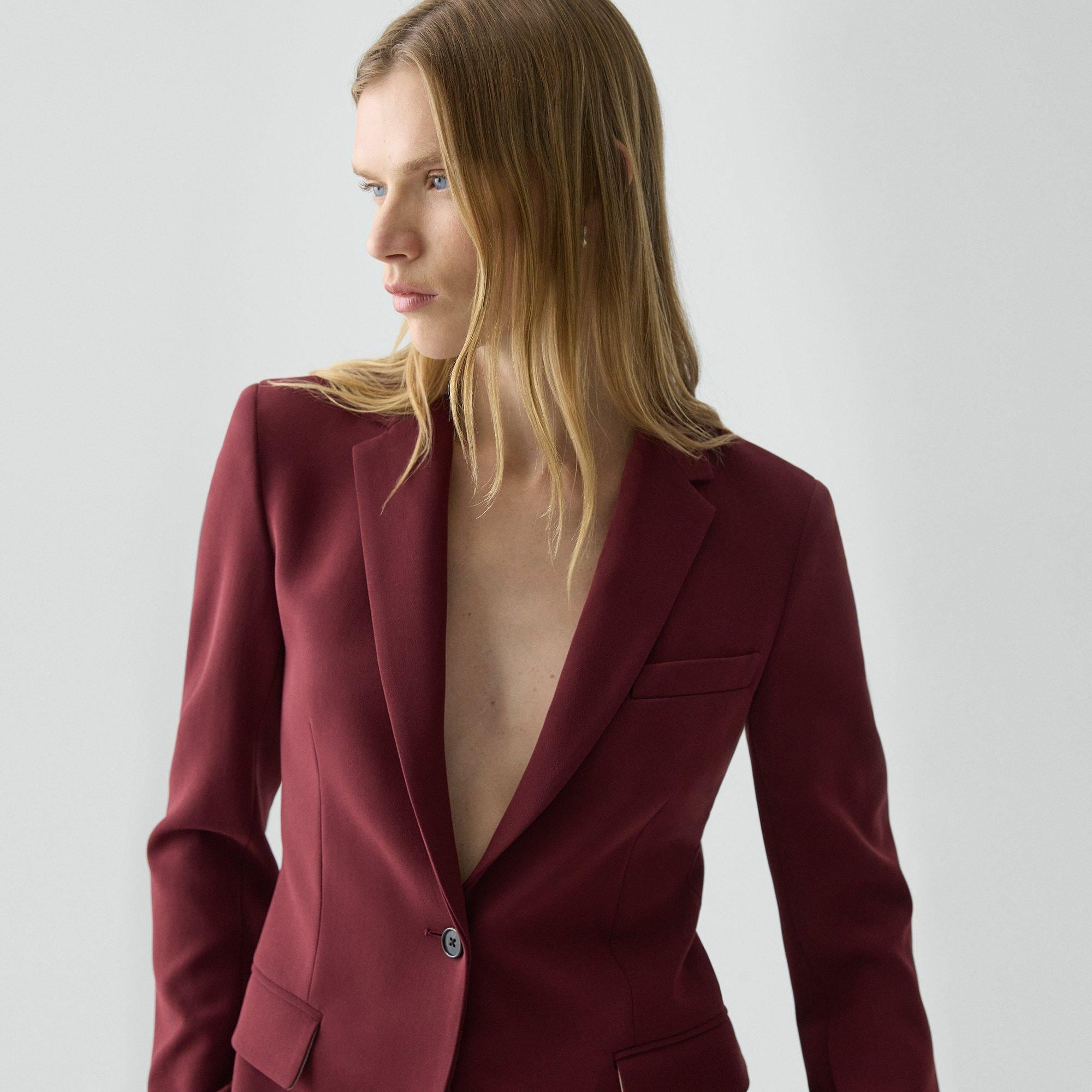Staple Blazer in Admiral Crepe - 5