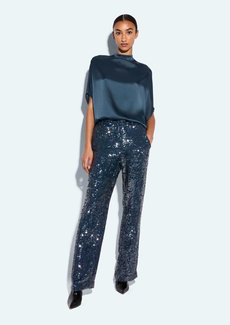 LAPOINTE Sequin Tapered Pleated Pant outlook