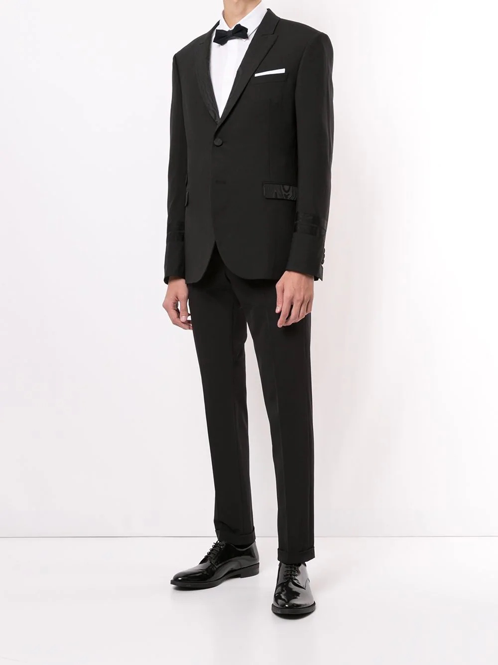 slim-fit tuxedo jacket - 2