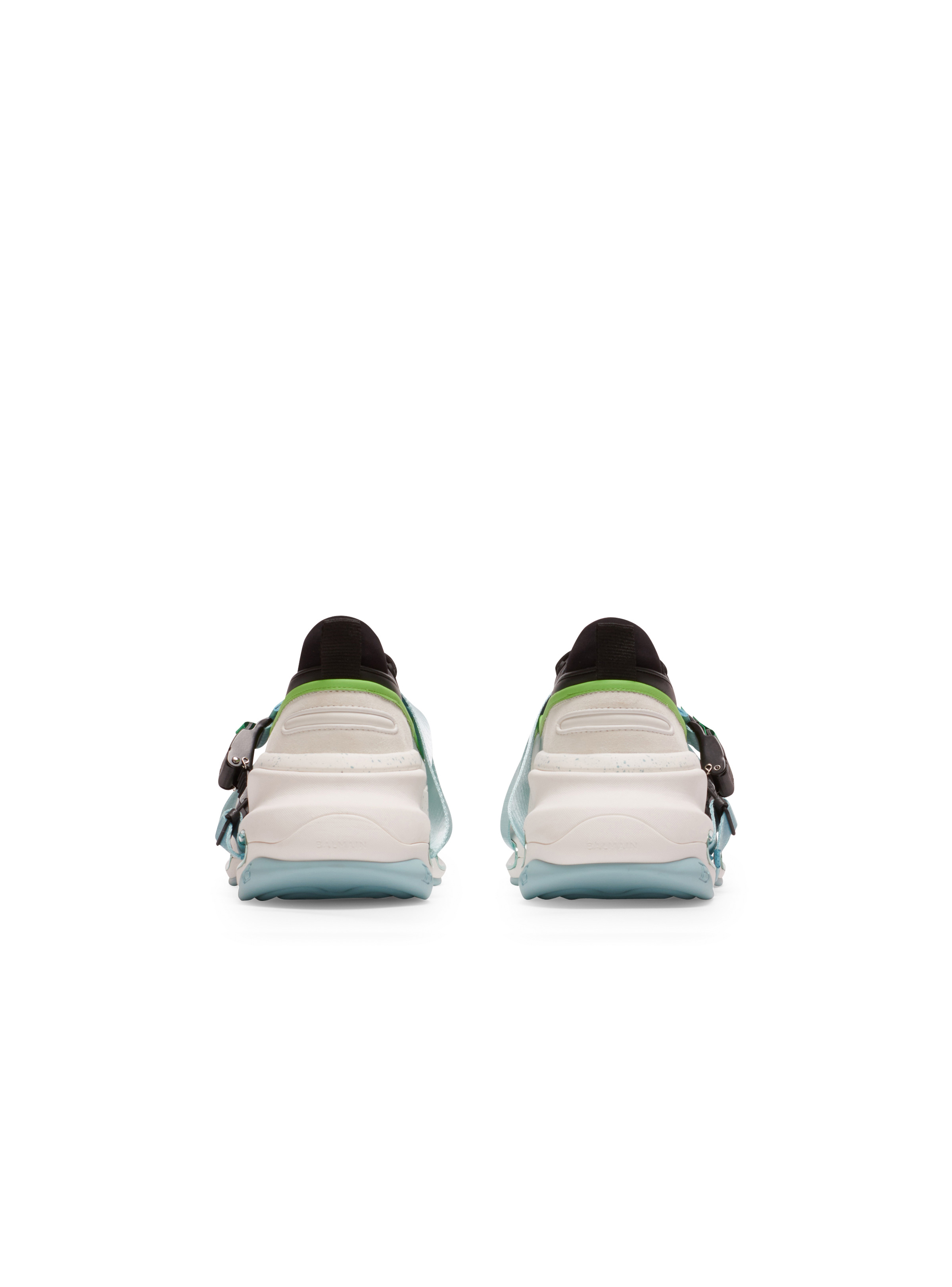 B-Bold low-top trainers in neoprene and suede - 4