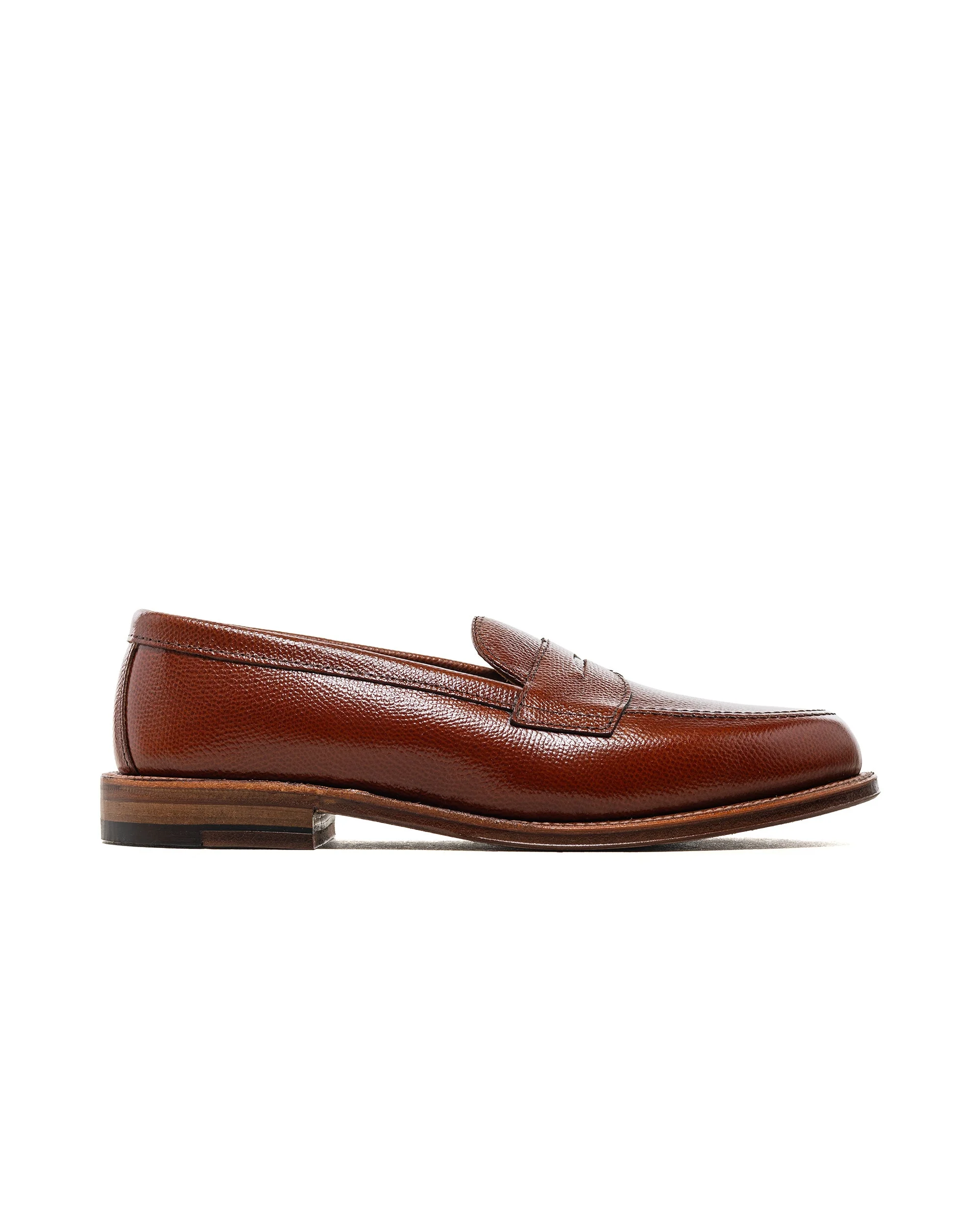 Penny Loafer Brown Alpine Grain 67198 - 1