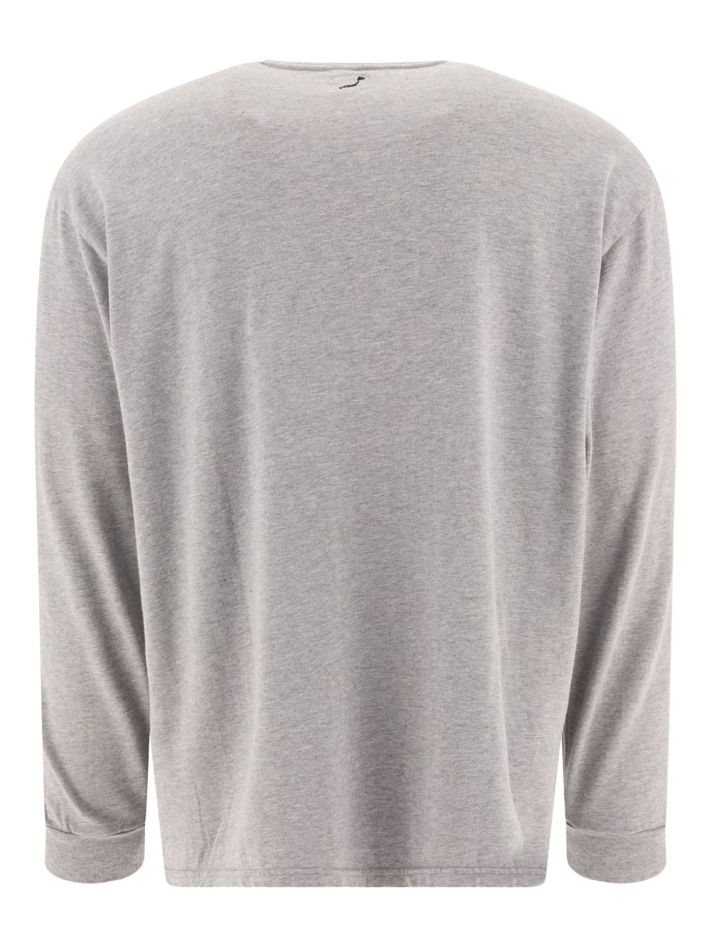 long-sleeve ribbed-detail T-shirt - 2