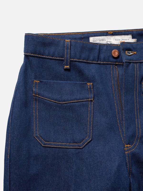 Holly Western Pants 70's Blue - 4