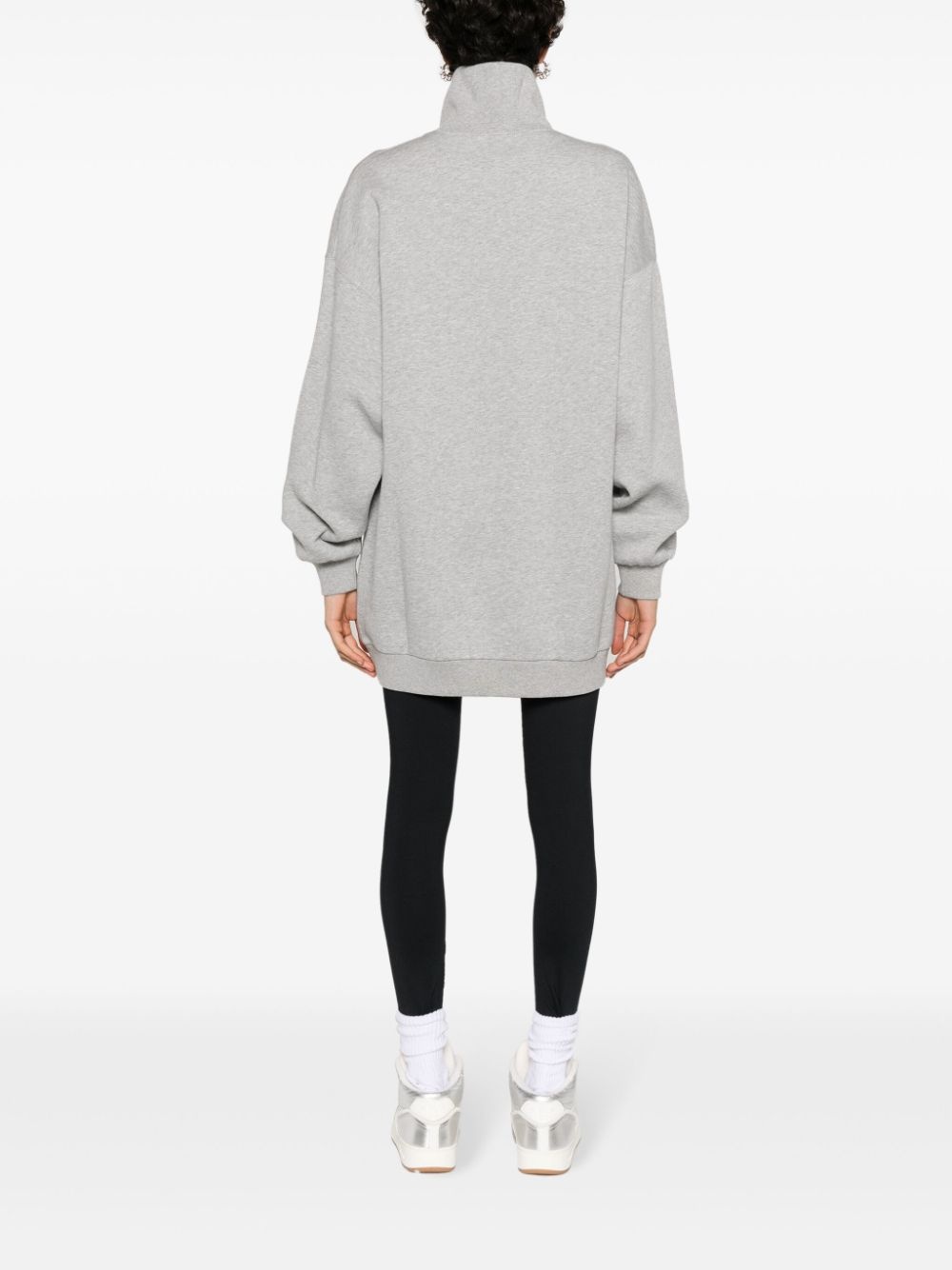 logo-appliquÃ© cotton sweatshirt - 4