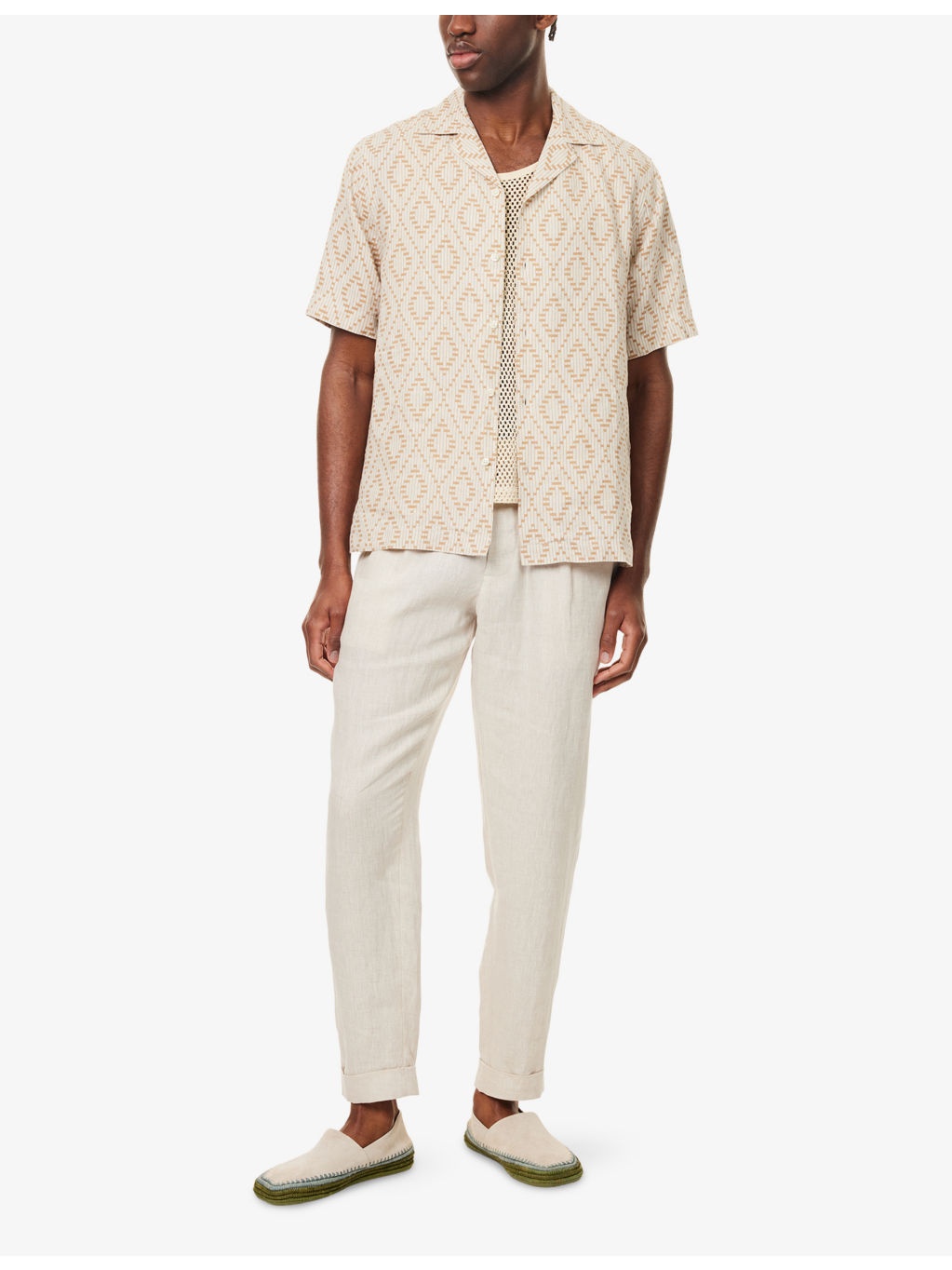 Antonio Long-Sleeve Linen Shirt - 2