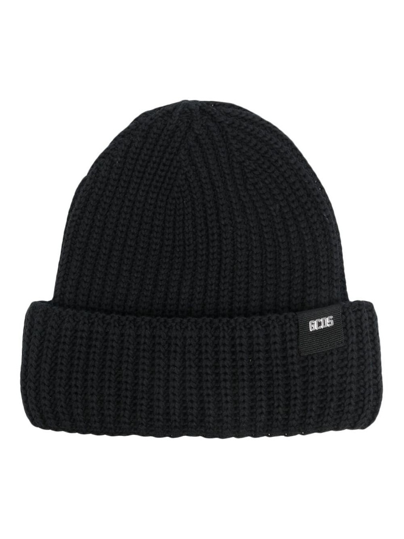 Giuly logo-patch beanie 1