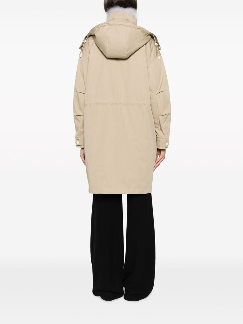 hooded midi parka 4