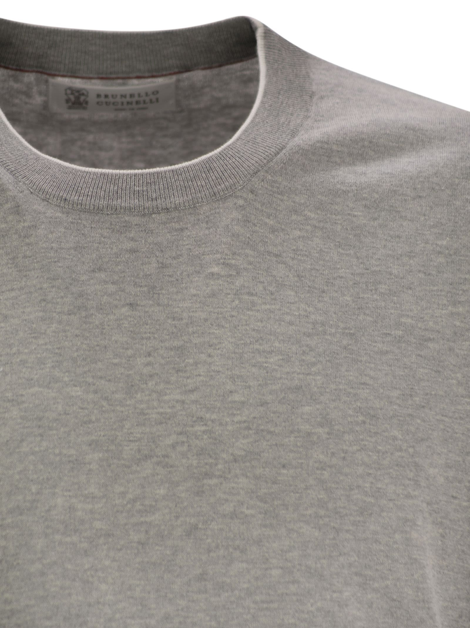 Brunello Cucinelli Men Short-Sleeved Cotton Jersey - 4
