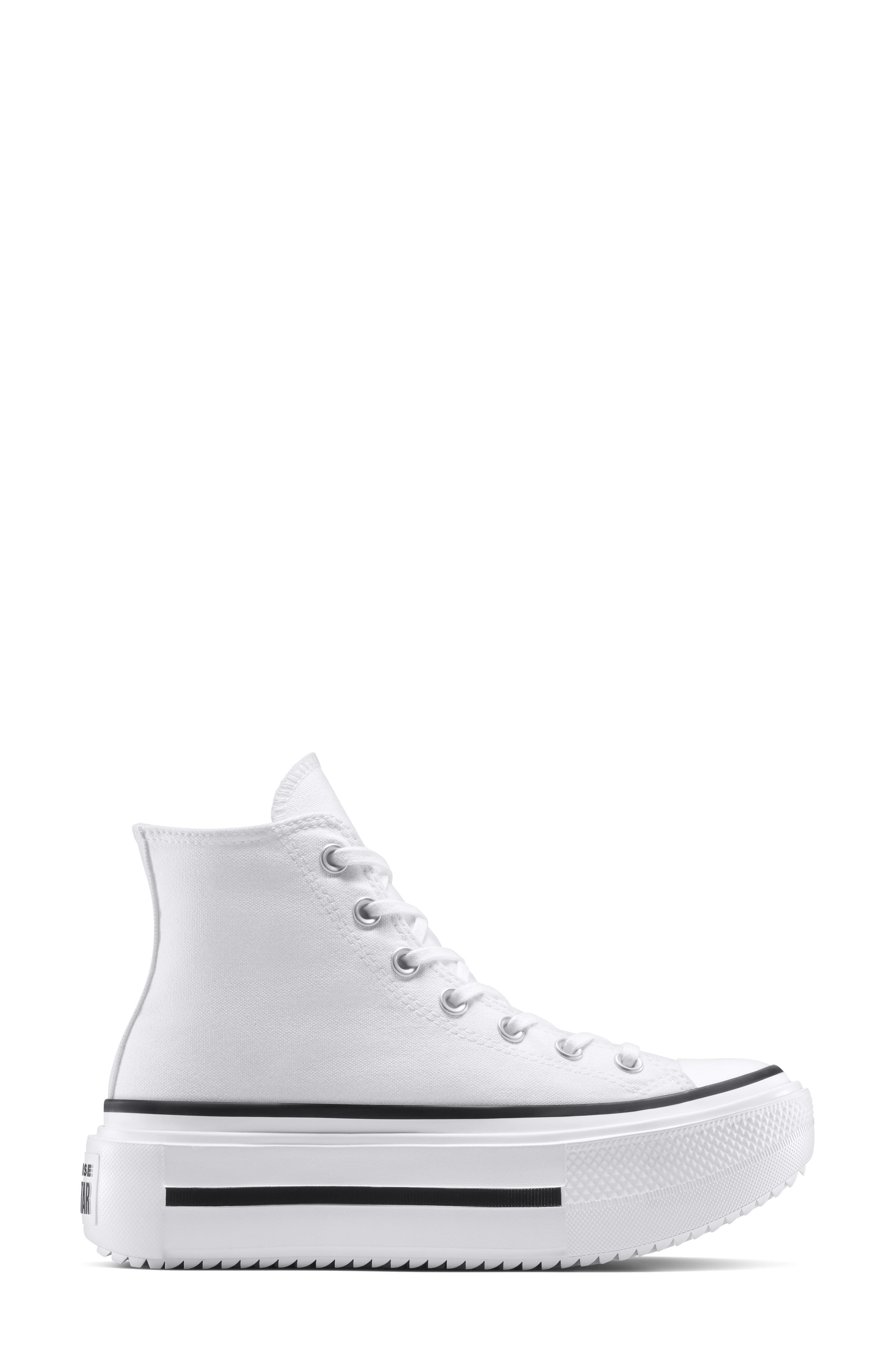 Converse Gender Inclusive Chuck Taylor All Star Lift Double Stack High Top Platform Sneaker in White - 3