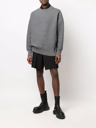 UNDERCOVER ribbed crew-neck jumper outlook