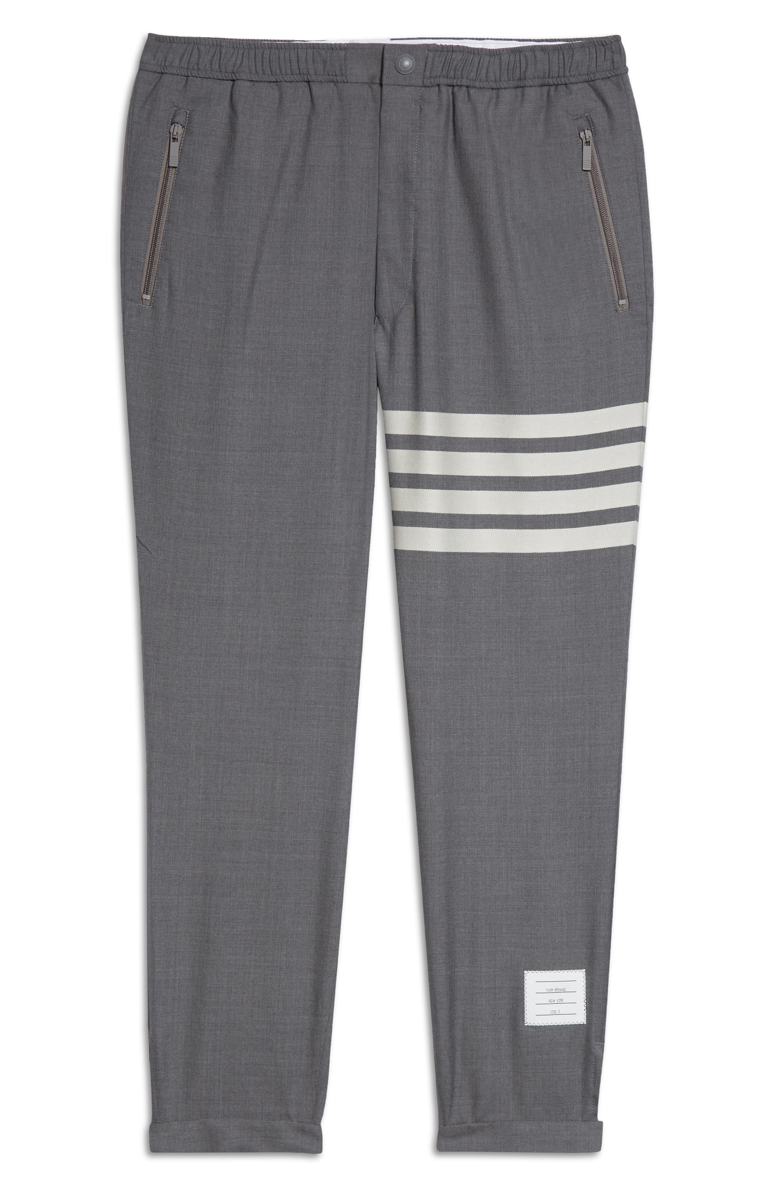 Thom Browne 4-Bar Wool Track Pants in Med Grey at Nordstrom - 5