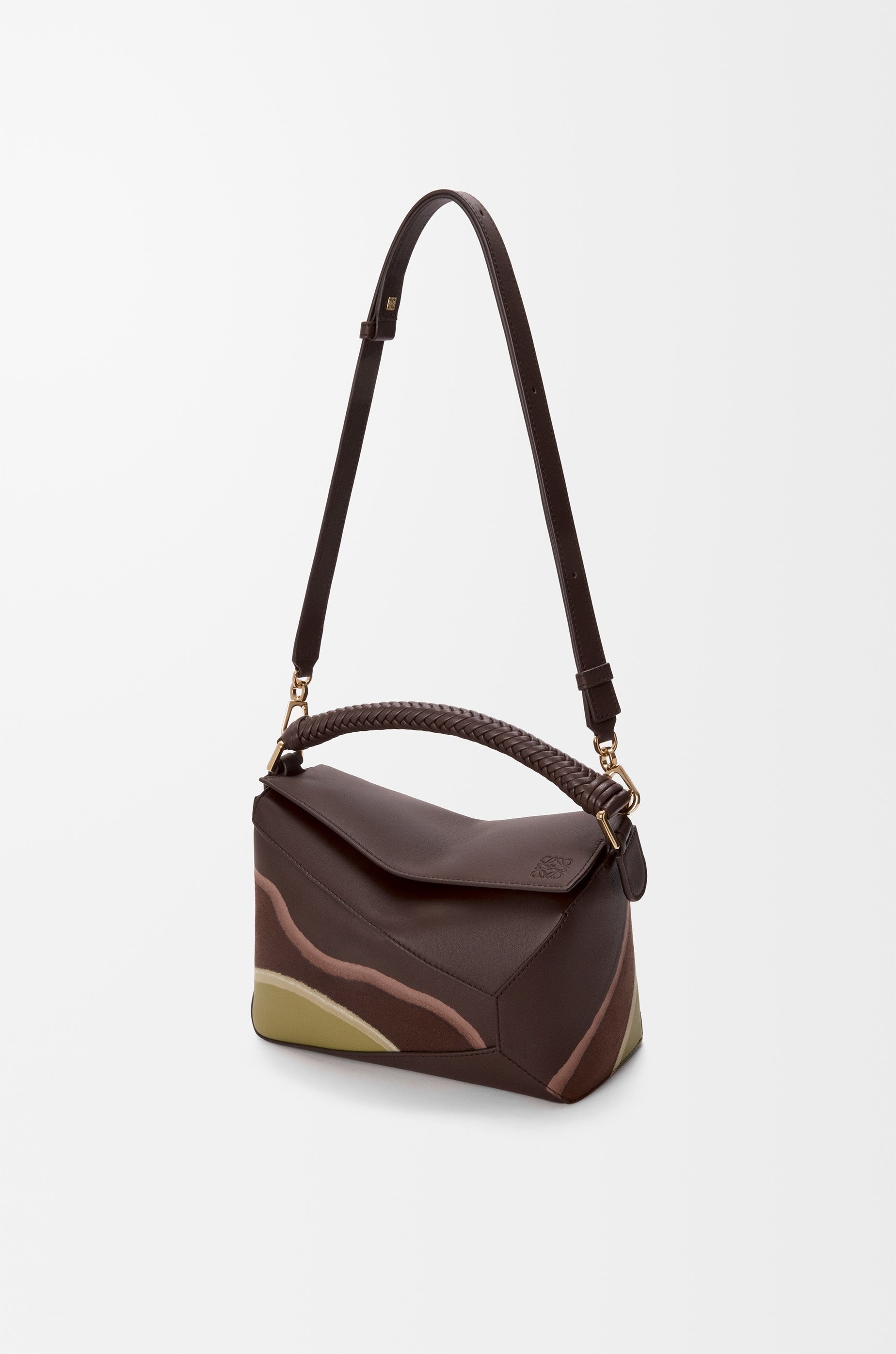 Small Puzzle Edge bag in nappa calfskin - 7