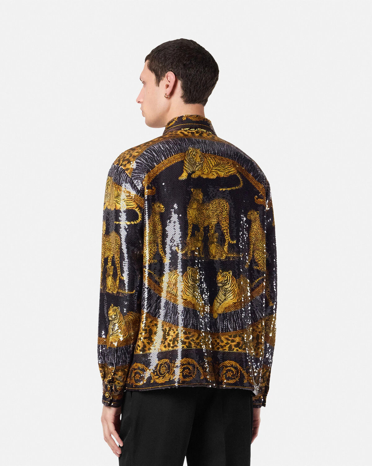 Embroidered Wild Cats Overshirt - 5