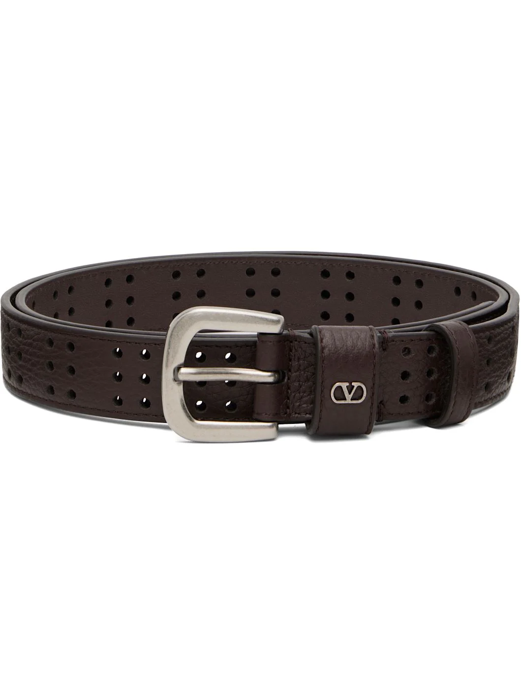 Brown Mini VLogo Signature Belt - 1
