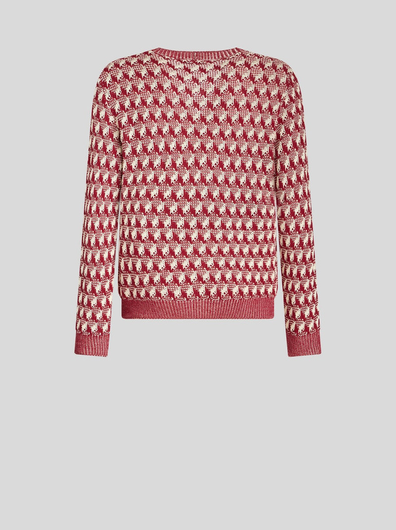 CARDIGAN WITH GEOMETRIC MOTIF 5