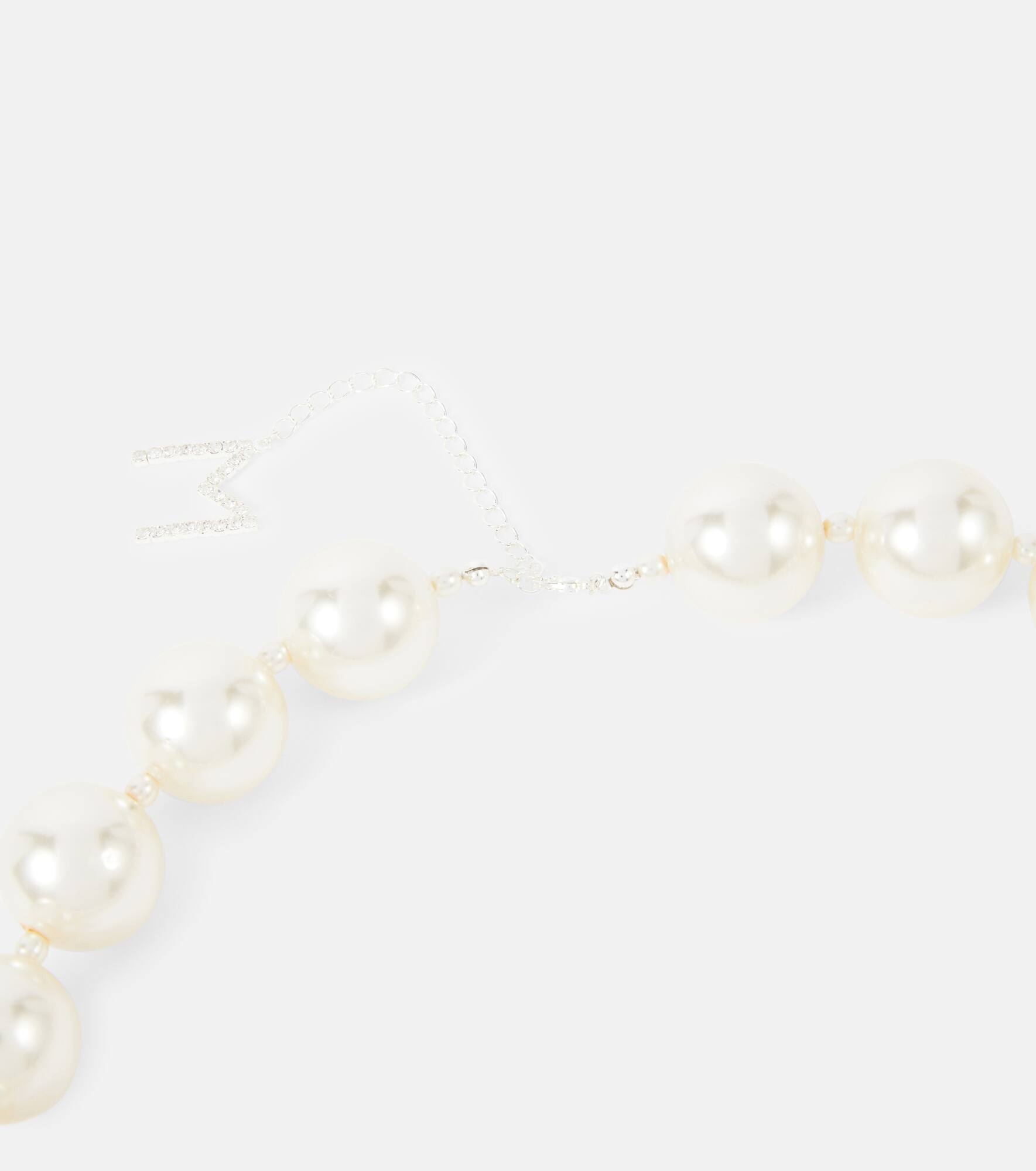 Faux pearl necklace - 2