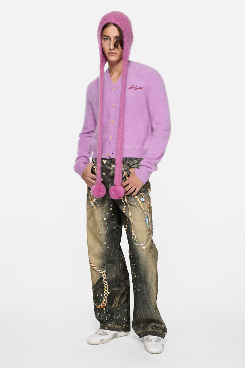 Acne Studios Loose fit jeans - Year of the Horse - Black/multi outlook