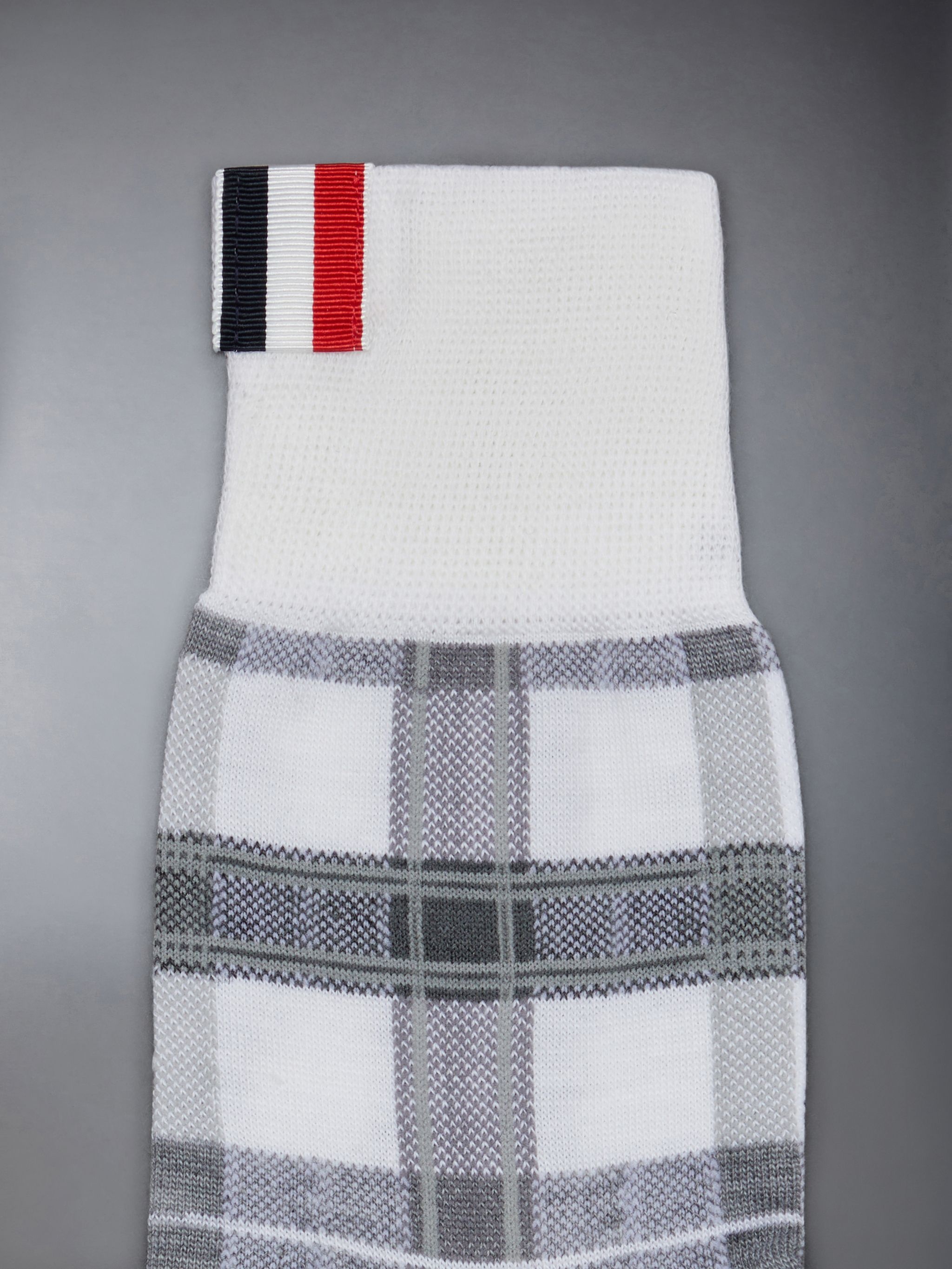 Tartan Wool Jacquard Mid Calf Socks - 2