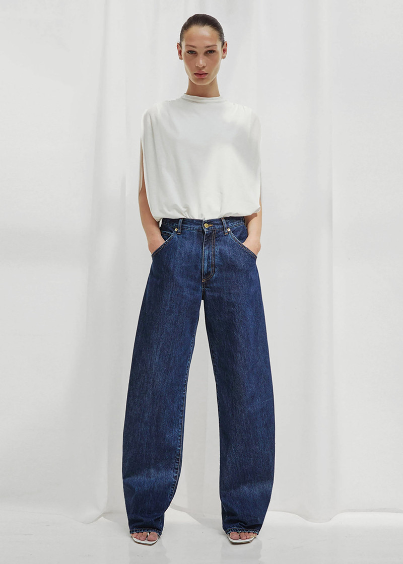 DARKPARK Darkpark Khris Barrel Leg Denim - Tokyo Midnight outlook