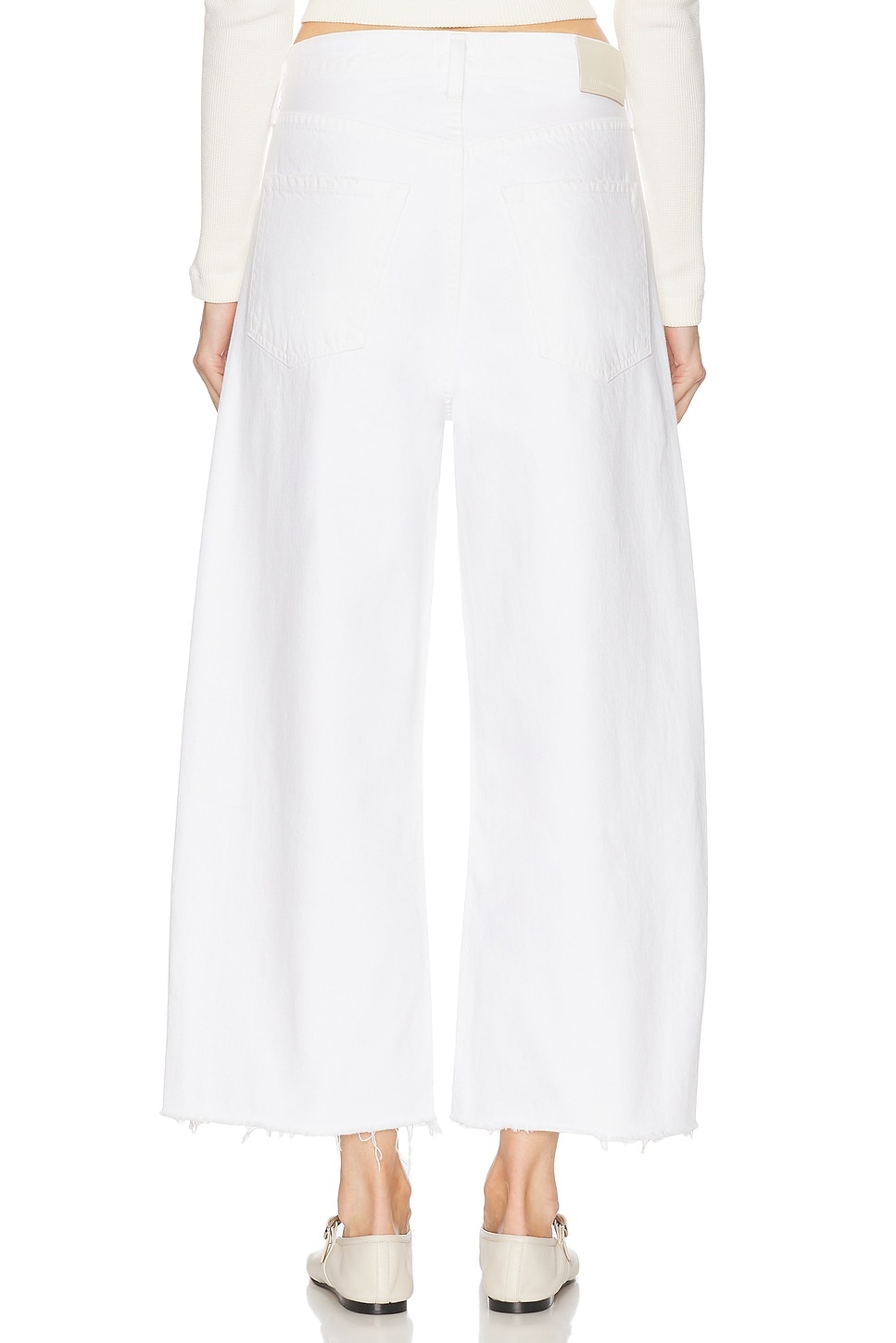Ayla Undone Hem Crop - 4